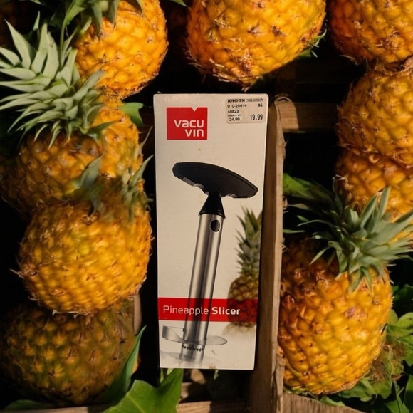 Vacu Vin Stainless Steel Kitchen Pineapple Slicer - NEW in Box - Picture 1 of 8